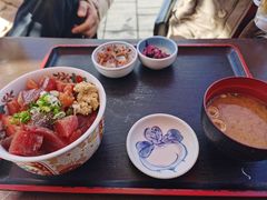 腌渍金枪鱼三文鱼海鲜饭-海鮮市場長崎港(出島ワーフ店)