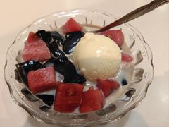 水果龟苓膏（带雪糕）-梧州双钱龟苓膏(丽港航母店)