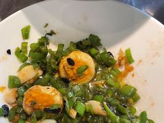 鲜青椒炒金钱蛋-湘轩·土菜研究院(光大店)