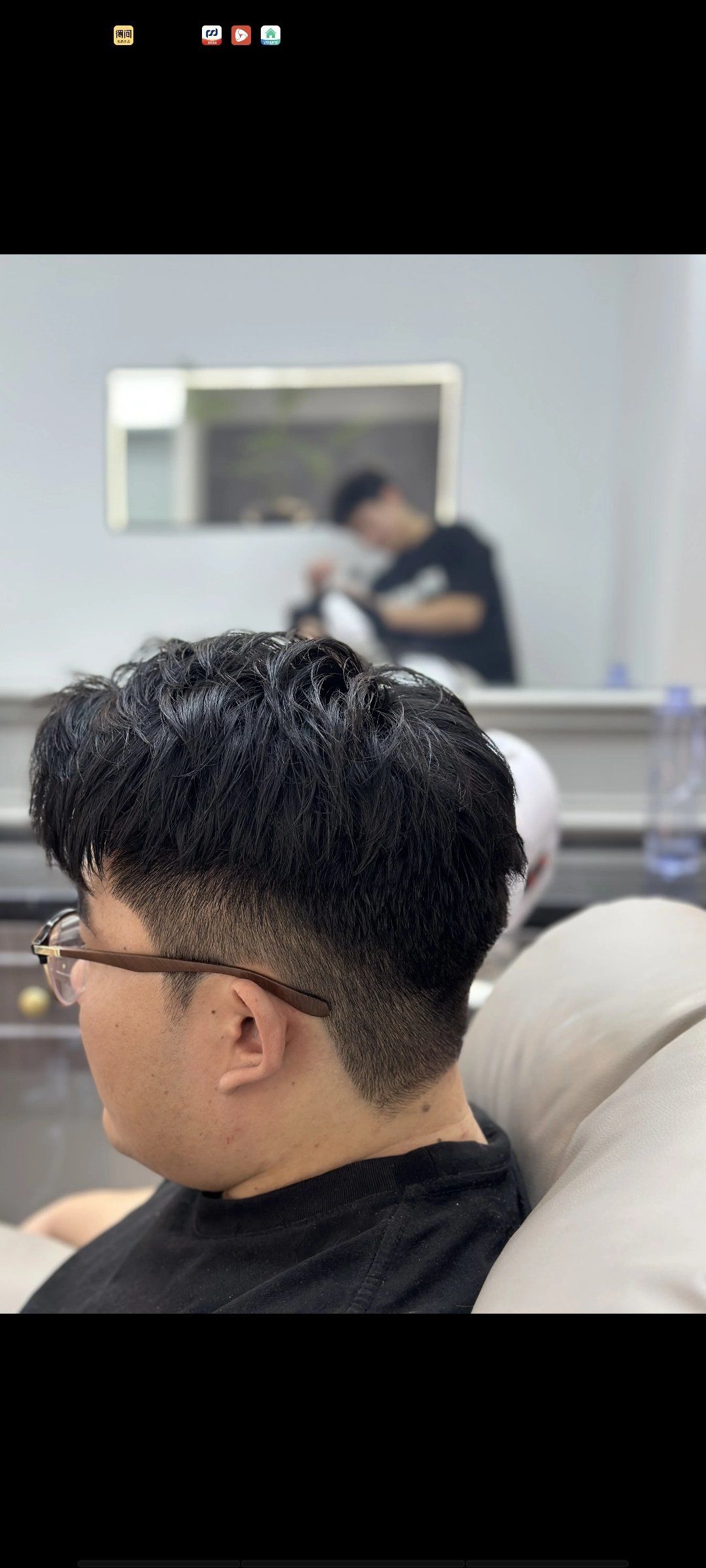 胖子的发型