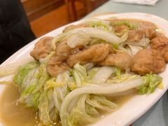 面筋扒白菜-悦宾饭馆(翠花胡同店)