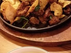 铁板土豆煎牛肉-长寿参鸡汤(朝韩风情街店)