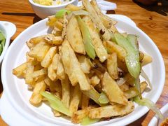 干煸土豆条-满口香饭店
