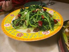 油渣鸡毛菜-那家小馆•北京菜•烤鸭(中关村店)