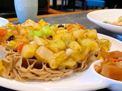 酸菜茄条扒莜面-紫泥369粗粮季(鼓楼店)