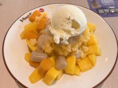 芒果雪花冰-鲜芋仙(苏州干将店)