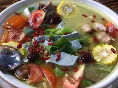 山药猪蹄牛肉汤锅-花水湾红太阳牛肉汤锅