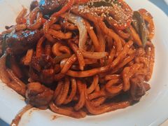 双椒鸡炒乌冬面-魏客咖啡(中铁中心店)