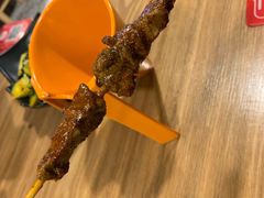 鲜烤羊肉串-隆门客栈·西北小吃手工面(丰盛町商业步行街店)