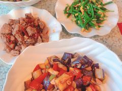 茄子肉丁鸡蛋拌面-文三里屯面馆(三里屯店)
