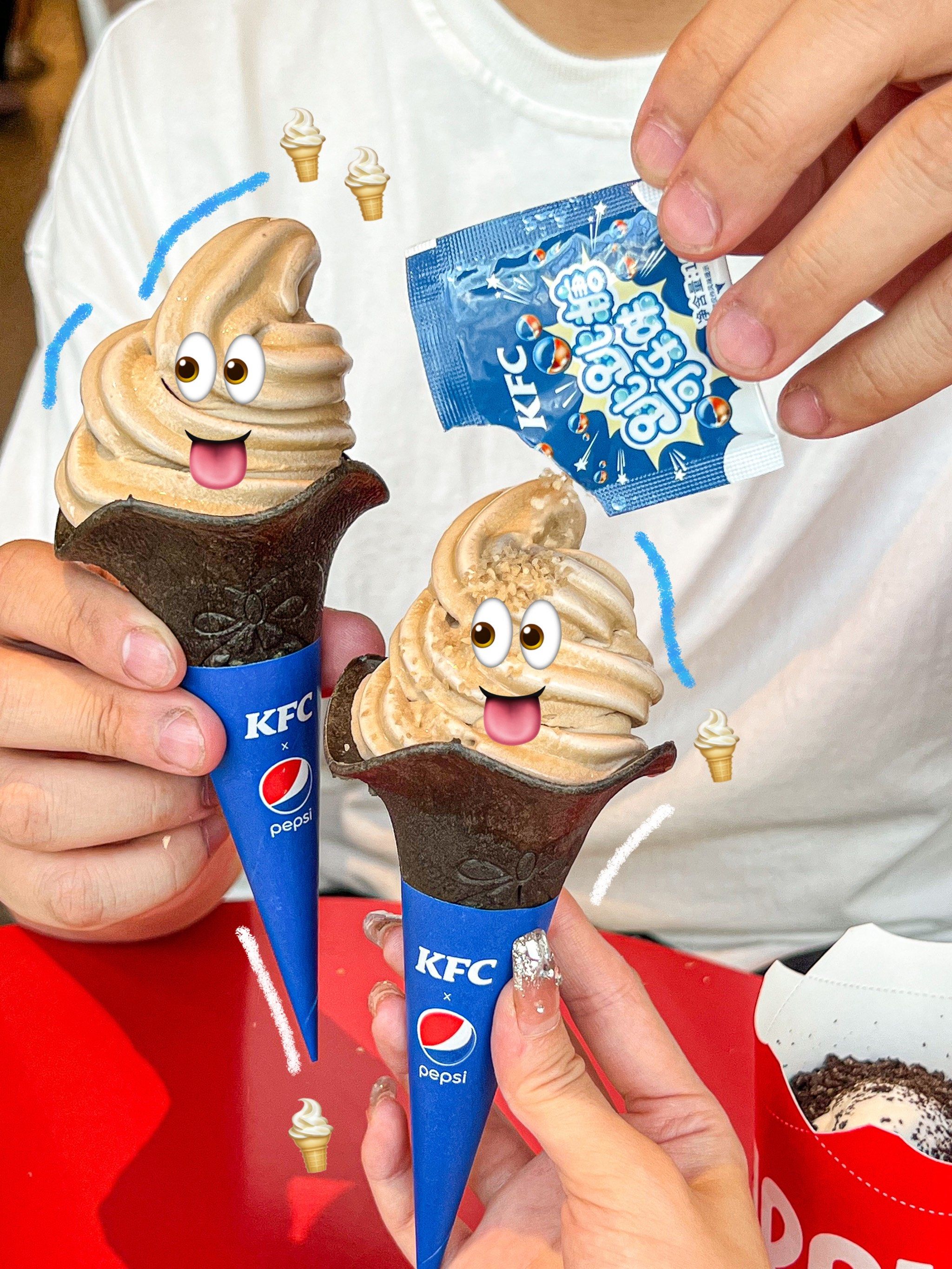 有生之年还能吃到可乐味冰淇淋!真的炸