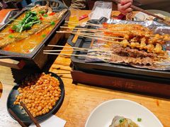 -路边摊小炉子烧烤