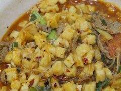 牛肉炒馍-清真馬峰小炒泡饃