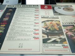 菜单-HIGH FIVE哈福手工汉堡(桂林路店)