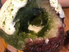抹茶生乳かき氷-WONDER ICE 萬得冰田(建設路总店)