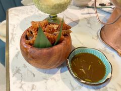 炸猪皮-浩海火烧云傣家菜(蓝港店)