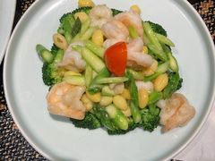 芦笋银杏炒虾球-北平盛世·新京菜·北京烤鸭(劲松·双井店)