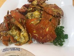 鹹蛋黃炒蟹-知味海鲜餐厅
