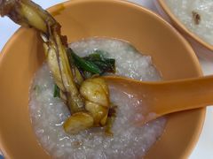 姜葱田鸡-长城砂煲田鸡粥