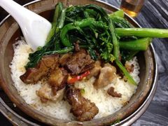 蒜香排骨蜜汁叉烧双拼-祥胜美食