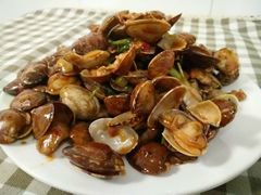 辣炒花蛤-烁佳海鲜大馅饺子
