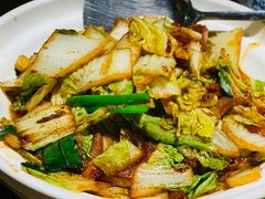 油渣炒高山娃娃菜-老阿爸鲜鱼土菜(昆山花桥店)