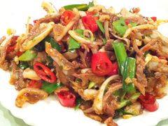 酸豆角炒鸡胗-果园