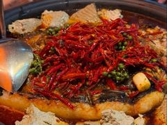 -探鱼·鲜青椒爽麻烤鱼(天一广场店)