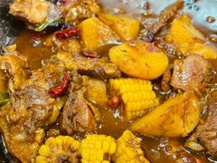 铁锅炖大公鸡半只-粗粮人家·东北菜(洋桥店)