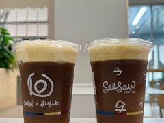 轻云桃桃美式-Seesaw Coffee(武商MALL·武广店)
