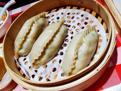 莜面韭菜鲜虾蒸饺-西贝莜面村(当代商城店)