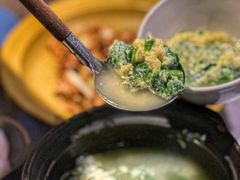 煲荠菜土鸡蒸蛋-半山腰·云南菜(侨福芳草地店)