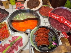 -热火朝天鲜切牛肉火锅(南强街巷店)
