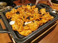 铁板章鱼五花肉-春熙台韩国料理·章鱼肥牛(西丽店)