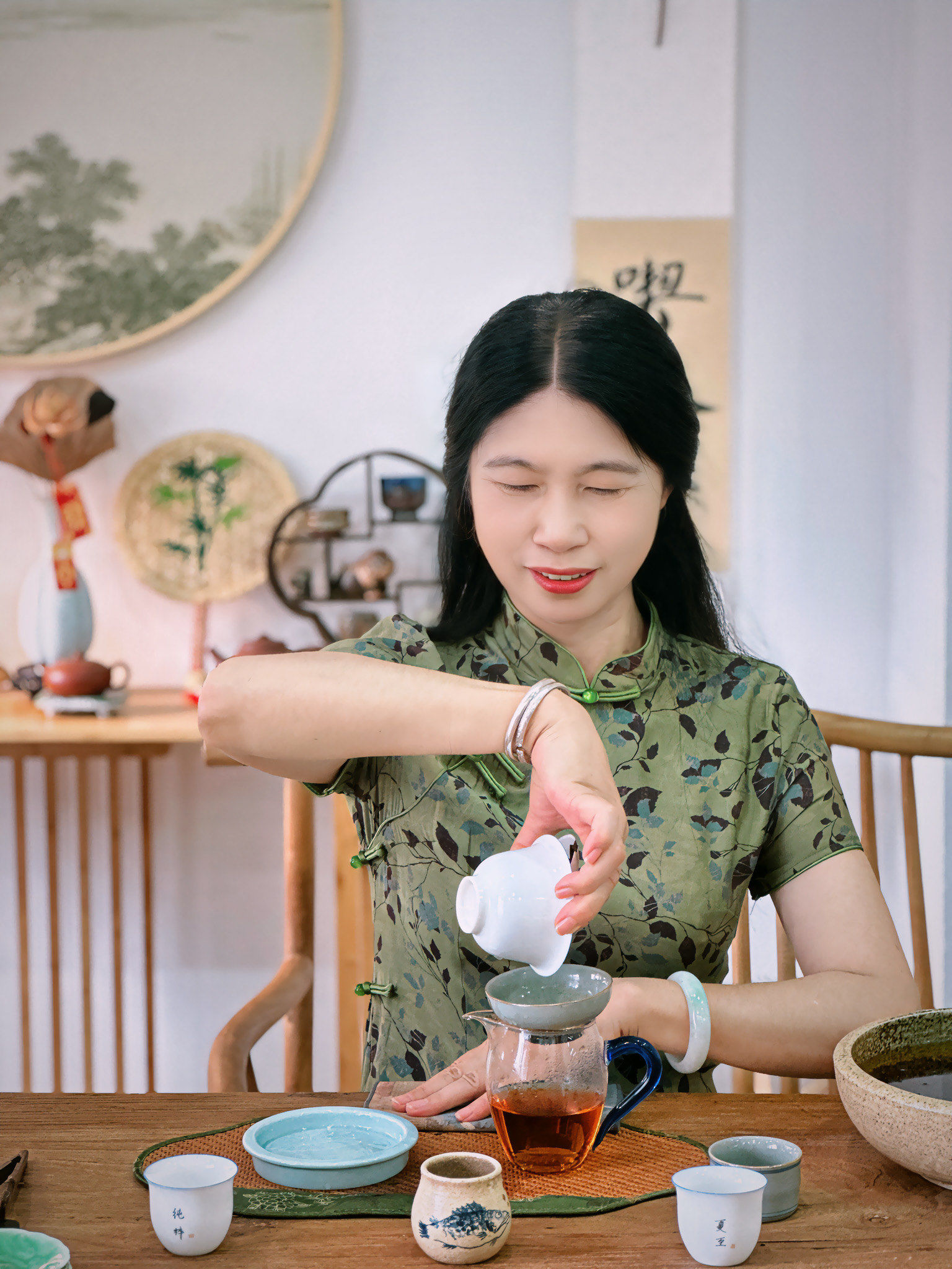 妈妈和女儿一起来学茶🍵