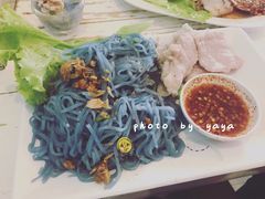 -蝶豆花蓝面条