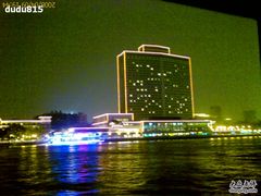 夜景-广州白天鹅宾馆