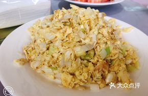 Scrambled Goose Eggs with Green Onion