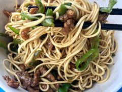 青椒肉丝盖浇面-花园茶楼(兴城西路店)