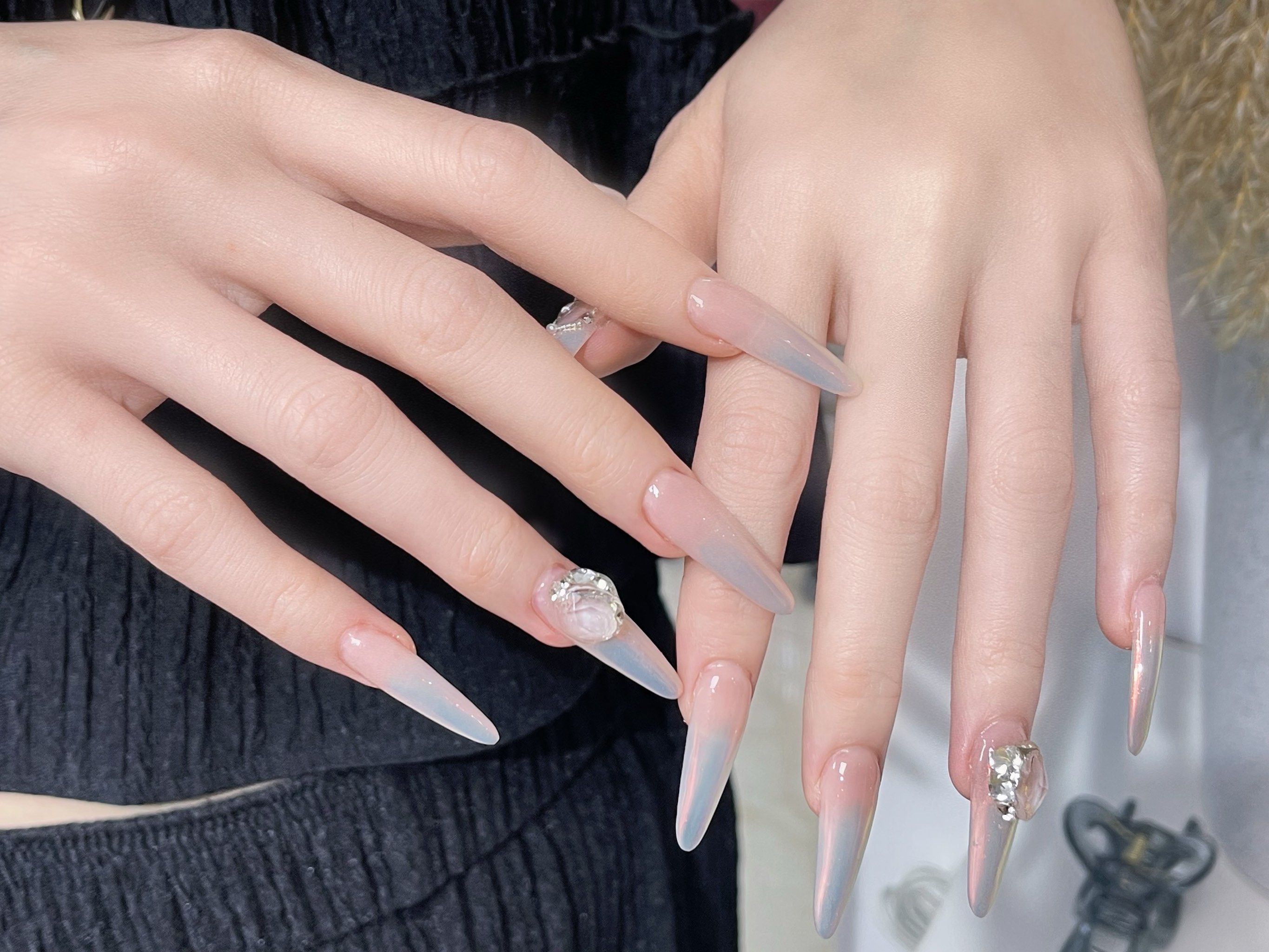 超美长款美甲 美爆啦