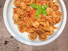 春笋烧口蘑-北平盛世·新京菜·北京烤鸭(劲松·双井店)