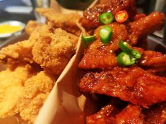 炸鸡翅一半一半-富乐满韩国正宗炸鸡韩国料理(虹泉路店)