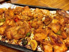 料理烤老味道鸡块-老东镇啤酒屋海鲜加工·蒸汽海鲜·海鲜烧烤(台东店)