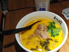 香辣汤雪花肥牛面-和府捞面(东直门银座店)