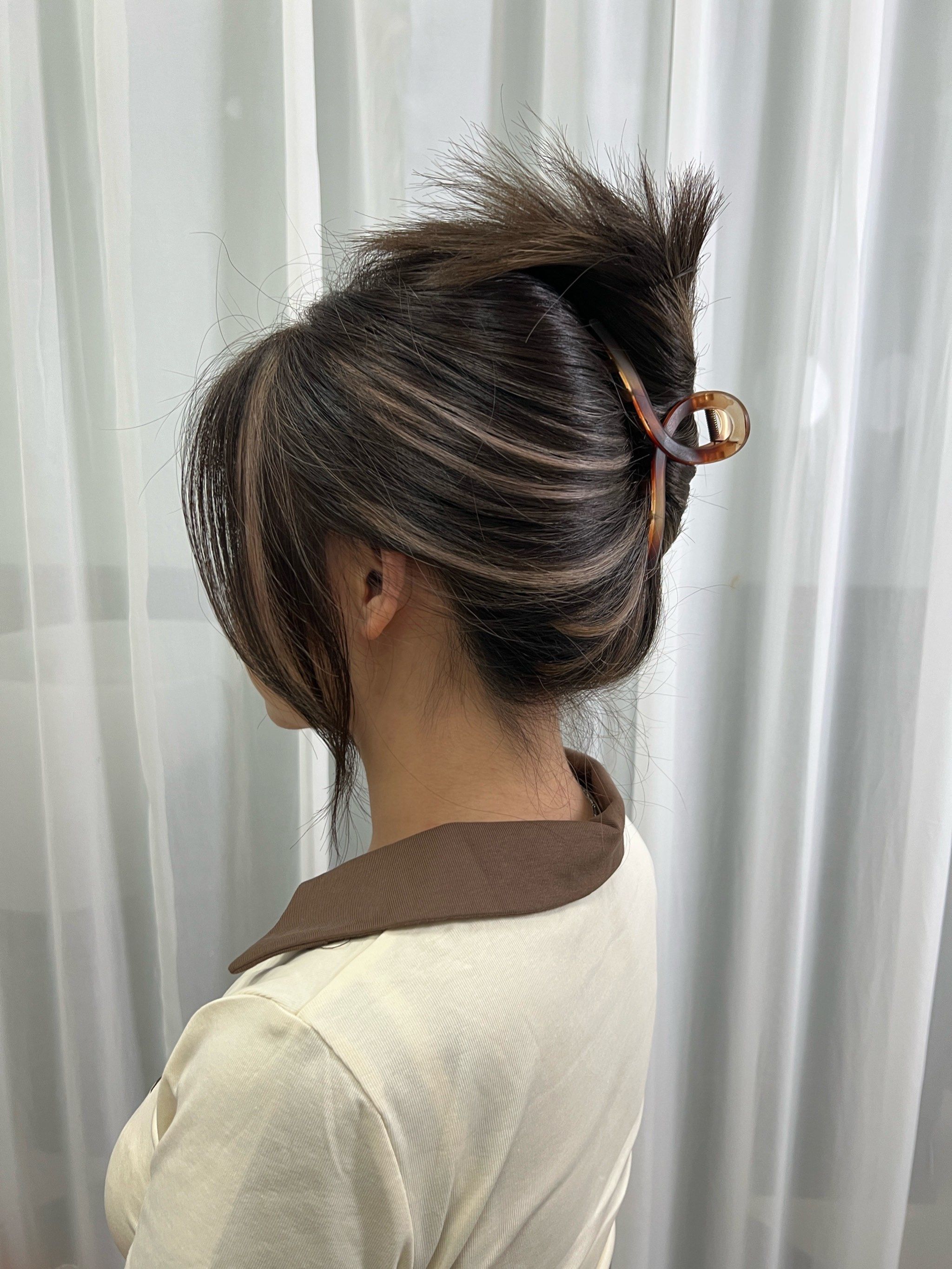 女生扎头发的发型