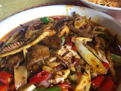 肝腰合炒-柏合黄记豆腐皮饭店