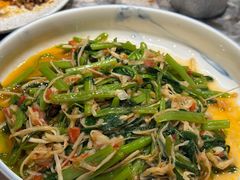 酸笋炒空心菜-浩海火烧云傣家菜(京广店)