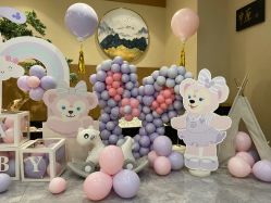 -七月气球布置订婚·宝宝宴· 求婚·生日布置(二七万达店)