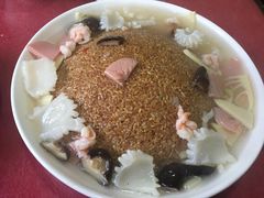 三鲜锅巴-北大地皖峰饭馆