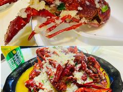 蒜泥龙虾中虾-香满锅老北京羊蝎子火锅·家常菜(新街口店)